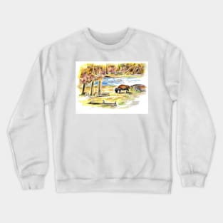 Grazing Bison Crewneck Sweatshirt